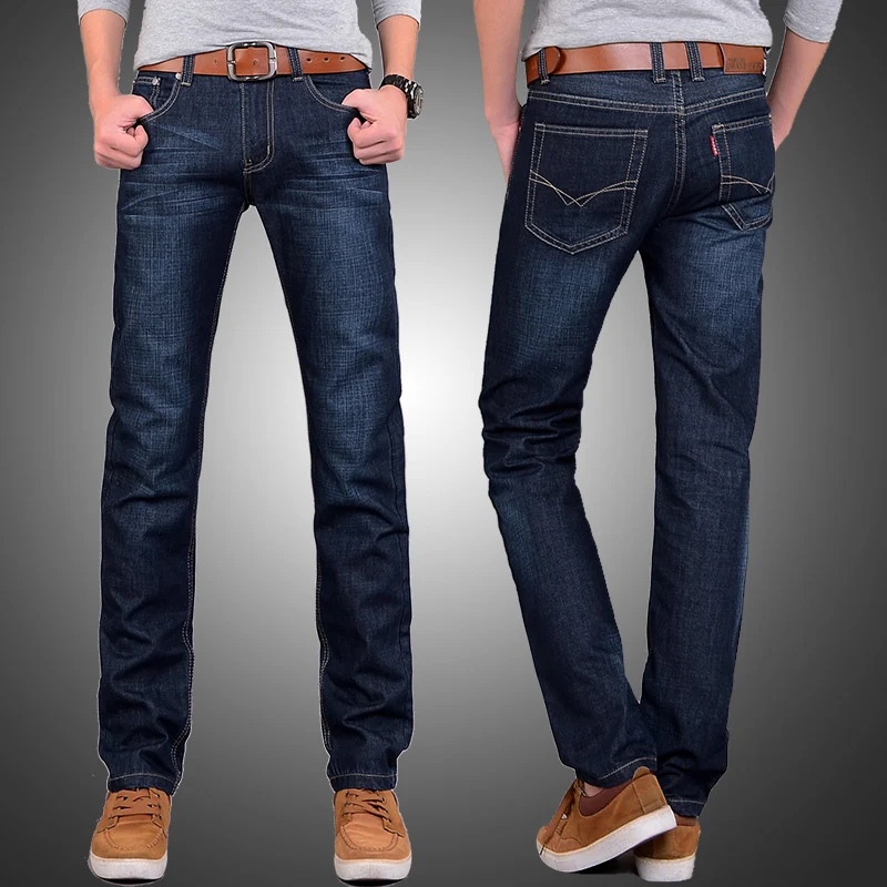 High Waist Stretchy Men's Jeans Casual Business Style Mid-aged Spring Autumn Loose Straight Leg Cotton Denim Long Trousers
High Waist Stretchy Men's Jeans Casual Business Style Mid-aged Spring Autumn Loose Straight Leg Cotton Denim Long Trousers