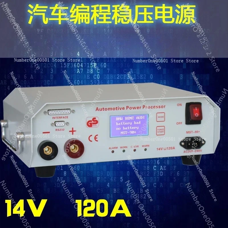 MST90 Automotive Power Supply 14V 120A OBD2 Programmer EMOTO90plus Voltage Stabilizer for ECU Coding Diagnostics
MST90 Automotive Power Supply 14V 120A OBD2 Programmer EMOTO90plus Voltage Stabilizer for ECU Coding Diagnostics