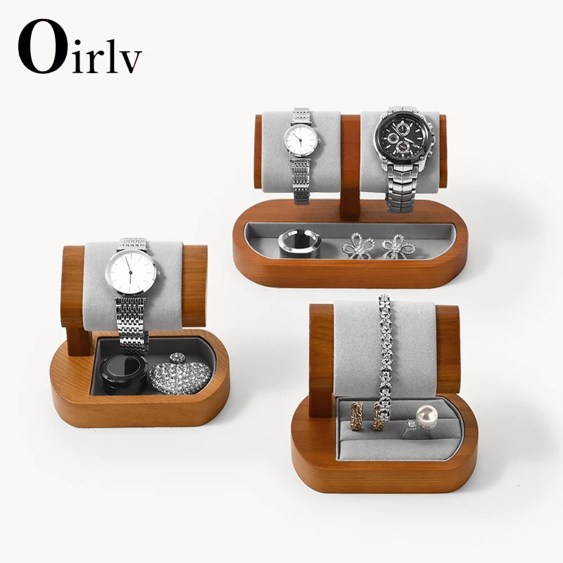 Oirlv New Retro Wood Watch Bracelet Bangle Display Holder Stand Rack Retail Shop Showcase Brazaletes Jewelry Rack Wooden Props
Oirlv New Retro Wood Watch Bracelet Bangle Display Holder Stand Rack Retail Shop Showcase Brazaletes Jewelry Rack Wooden Props