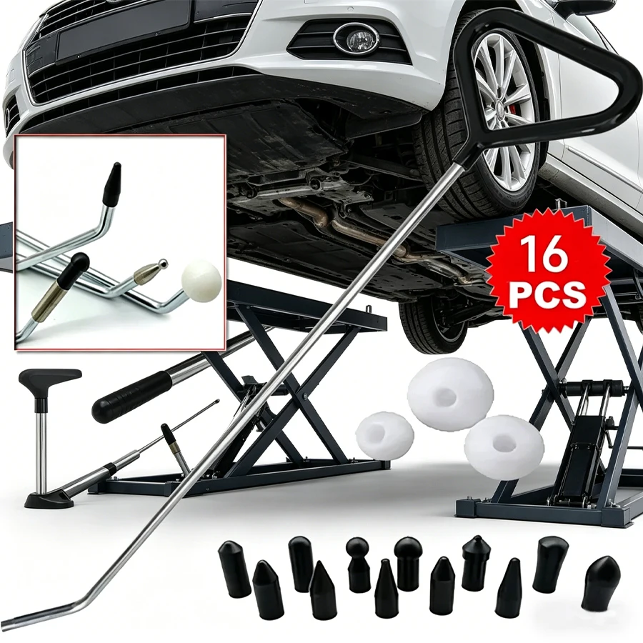 Car Dent Repair Head Replacement Hooks Stainless Steel Push Rods Removal Crowbar Kit for car Body dents and Hail Damage Removal
Car Dent Repair Head Replacement Hooks Stainless Steel Push Rods Removal Crowbar Kit for car Body dents and Hail Damage Removal