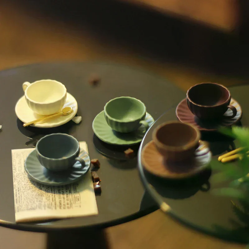 3Pcs/Set 1:12 Dollhouse Mini Furniture Model DIY Accessories Coffee Cup Saucer Spoon
3Pcs/Set 1:12 Dollhouse Mini Furniture Model DIY Accessories Coffee Cup Saucer Spoon