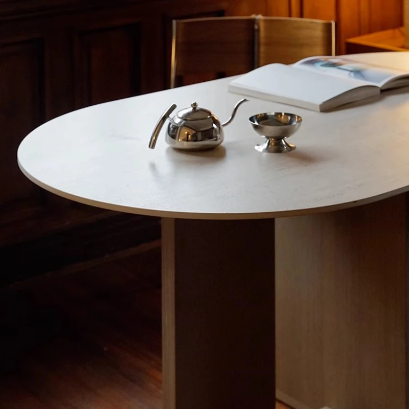 Dining table solid wood rock slab eating table rectangular household living room modern simple light luxury small apartment
Dining table solid wood rock slab eating table rectangular household living room modern simple light luxury small apartment