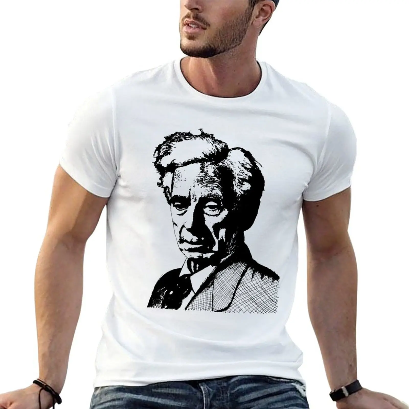 Bertrand Russell T-Shirt t shirt for man 100 percent cotton funny t shirts dark humor anime tshirt T-shirt
Bertrand Russell T-Shirt t shirt for man 100 percent cotton funny t shirts dark humor anime tshirt T-shirt