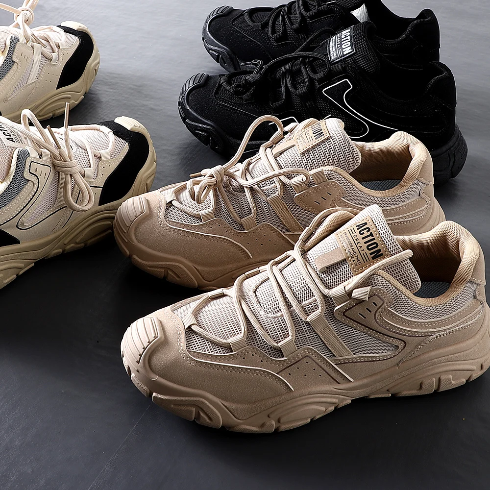 Men's Outdoor Climbing Shoes Spring 2025 Casual Breathable Mesh Upgraded Version Fashionable All-Match Sporty Footwear
Men's Outdoor Climbing Shoes Spring 2025 Casual Breathable Mesh Upgraded Version Fashionable All-Match Sporty Footwear