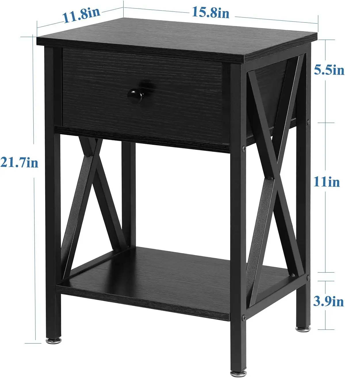 NEW Nightstands Set of 2 Modern Bedside End Tables Night Stands with Drawer and Storage Shelf for Living Room Bedroom
NEW Nightstands Set of 2 Modern Bedside End Tables Night Stands with Drawer and Storage Shelf for Living Room Bedroom