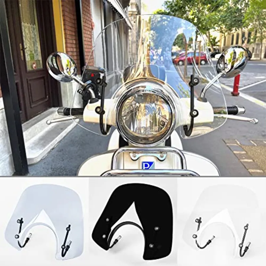 Sport Bikes Scooter Windscreen Windshield Flyscreen Wind Screen Deflector Protector for Piaggio Vespa LX 150 125 50 LX125 LX150
Sport Bikes Scooter Windscreen Windshield Flyscreen Wind Screen Deflector Protector for Piaggio Vespa LX 150 125 50 LX125 LX150