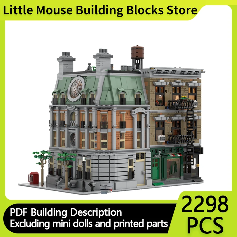 City Street View Model MOC Building Bricks Apartment Building Modular Technology Gifts Holiday Assemble Children Toys Suit
City Street View Model MOC Building Bricks Apartment Building Modular Technology Gifts Holiday Assemble Children Toys Suit