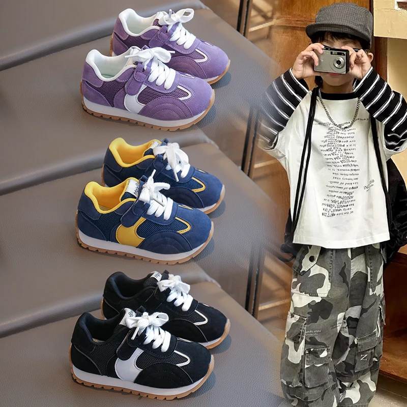 Childrens Anti-Slip Soft Sole Casual Sneakers Boys Girls Low Top Comfortable Sports Shoes for Spring Summer German Training
Childrens Anti-Slip Soft Sole Casual Sneakers Boys Girls Low Top Comfortable Sports Shoes for Spring Summer German Training