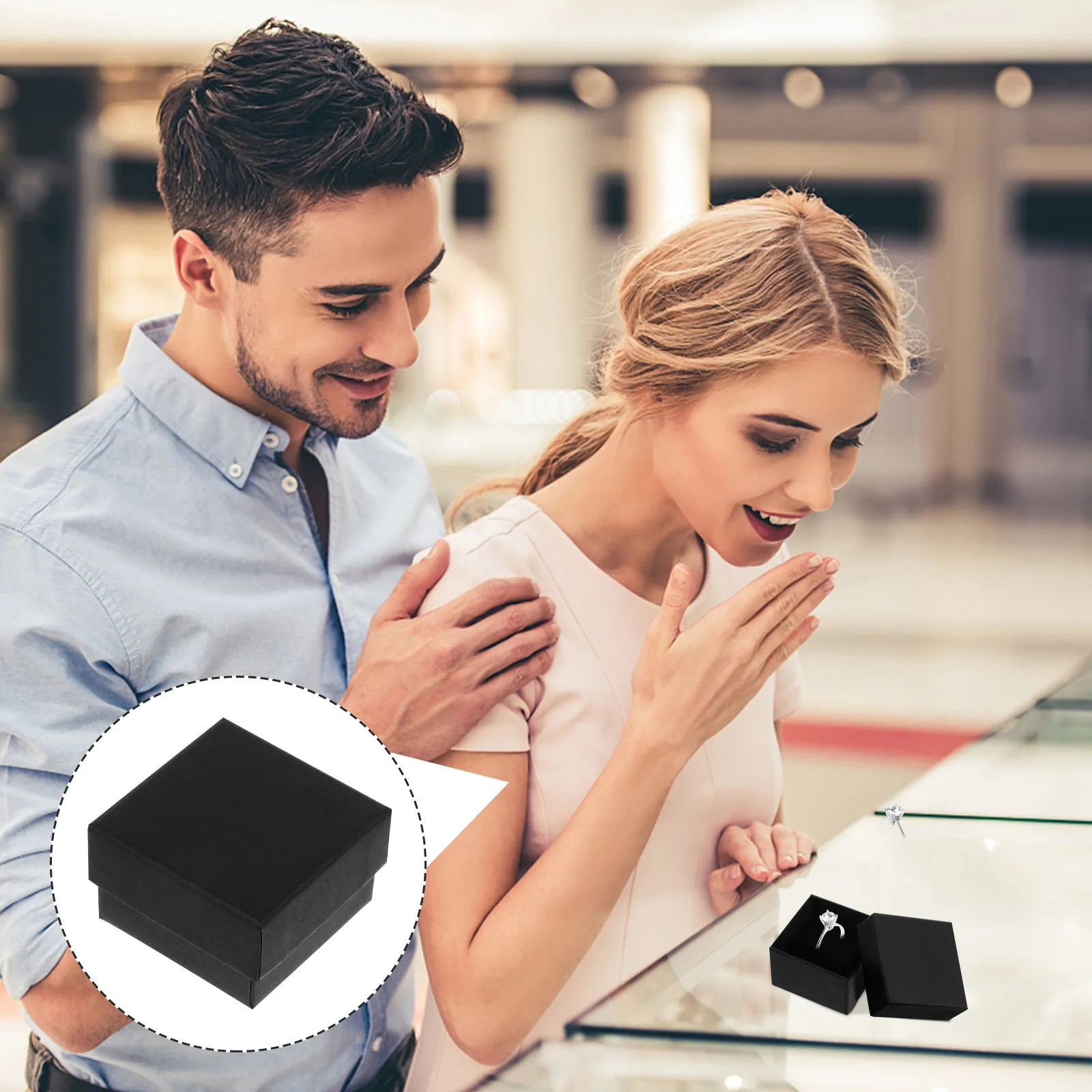 24Pcs Jewelry Packaging Boxes Black Kraft Paper Retro Style Jewelry Storage Gift Boxes for Necklace Rings Gift Container
24Pcs Jewelry Packaging Boxes Black Kraft Paper Retro Style Jewelry Storage Gift Boxes for Necklace Rings Gift Container