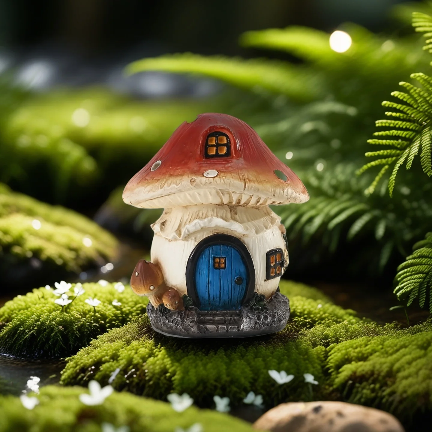 11cm Garden Mushroom House Miniature Figurines Outdoor Decoration House Children's Day Housewarming Gift Resin Handicrafts Items
11cm Garden Mushroom House Miniature Figurines Outdoor Decoration House Children's Day Housewarming Gift Resin Handicrafts Items