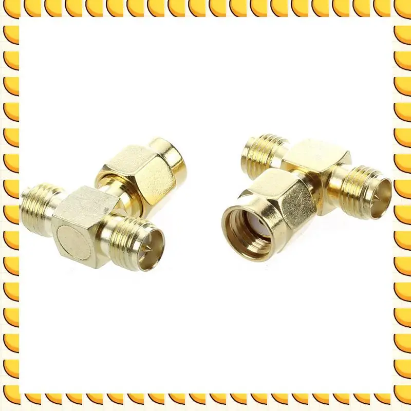 BAAU 8 Pcs RP SMA Male To Two RP SMA Female Triple T RF Adapter Connector 3 Way Splitter
BAAU 8 Pcs RP SMA Male To Two RP SMA Female Triple T RF Adapter Connector 3 Way Splitter