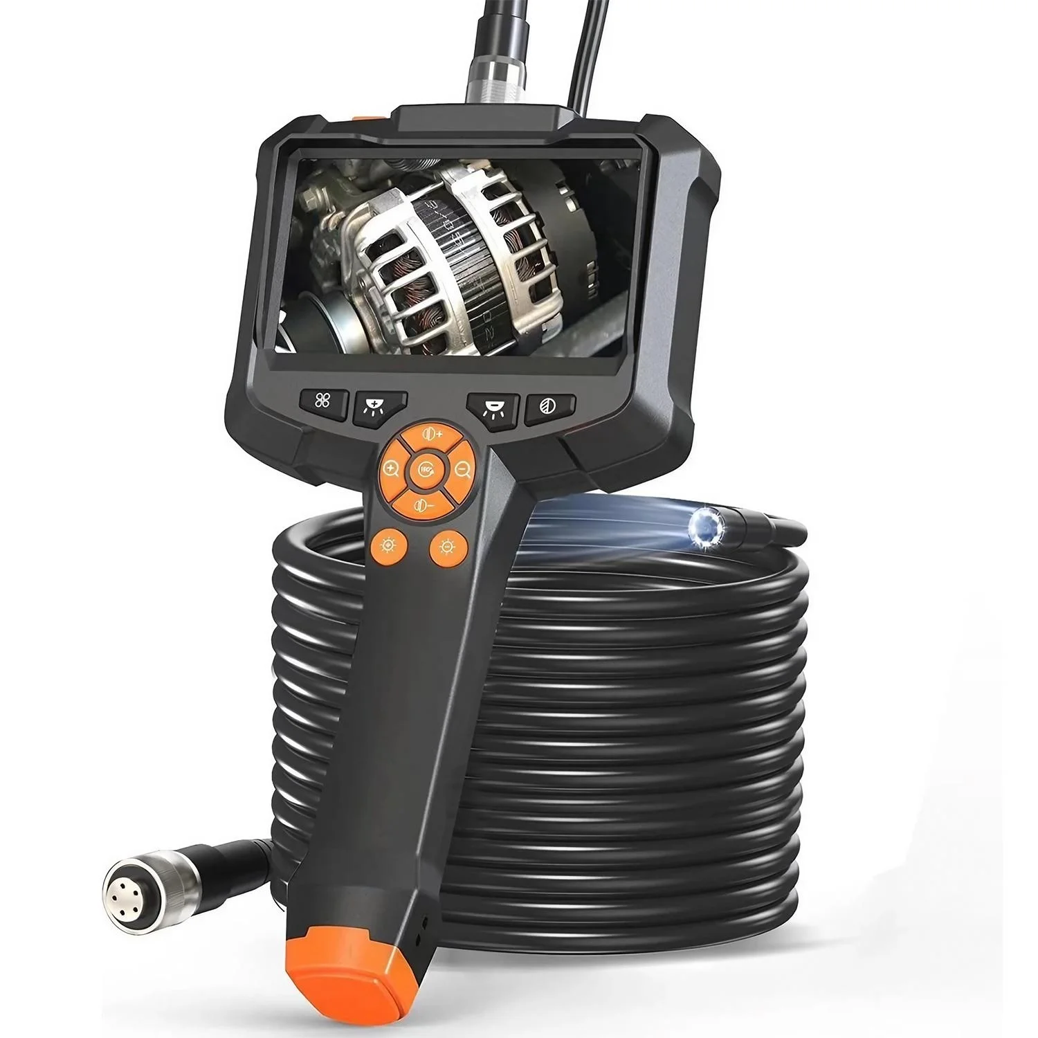 HD 1080P Endoscope Camera 4.3-Inch IPS Screen 1m/5m/10m Cable 2000mAh Battery 3.5H Use Waterproof for Automotive, Home, Pipeline
HD 1080P Endoscope Camera 4.3-Inch IPS Screen 1m/5m/10m Cable 2000mAh Battery 3.5H Use Waterproof for Automotive, Home, Pipeline