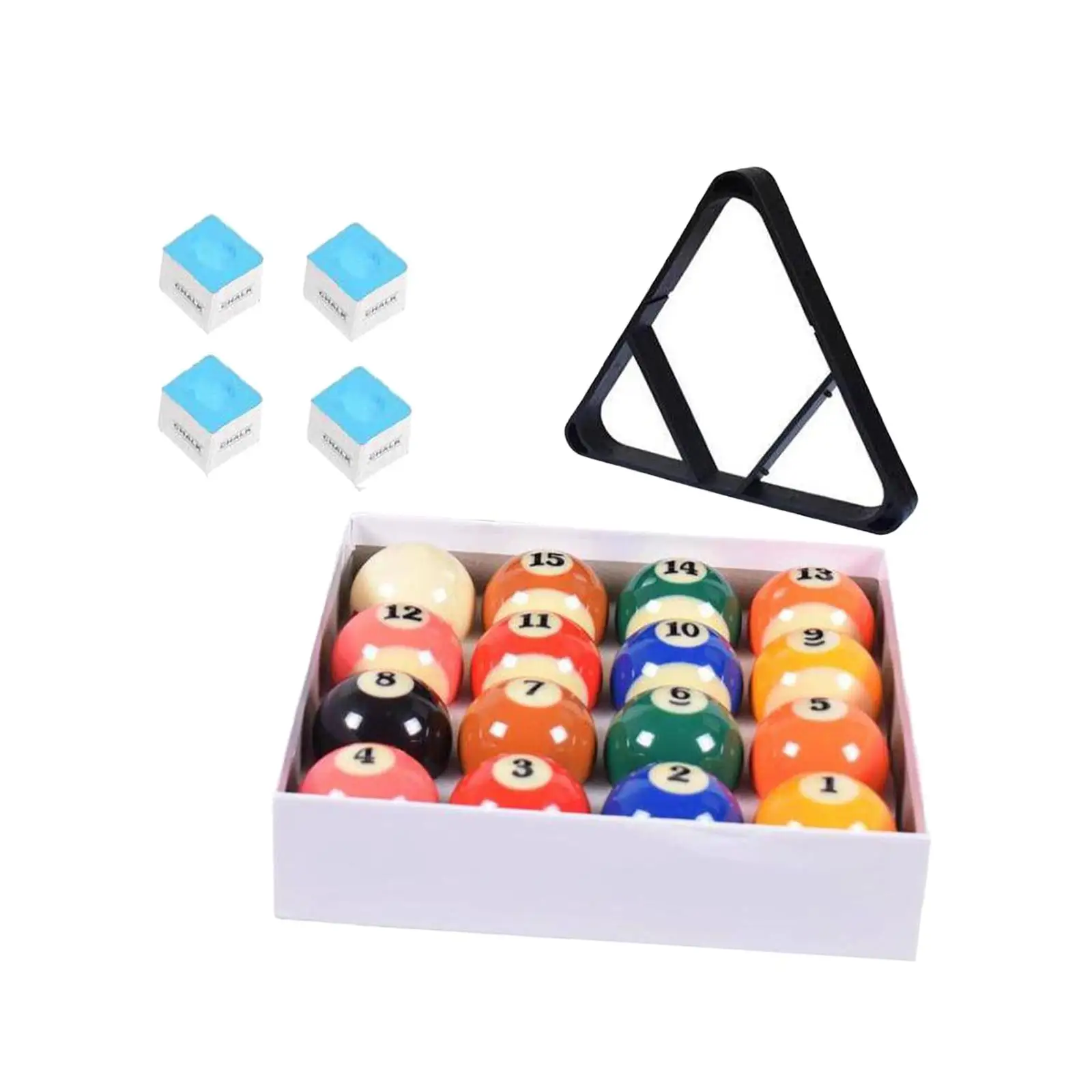 Universal Detachable Billiard Ball Rack Multicolor Pool Table Accessories with Chalk for Billiards Training
Universal Detachable Billiard Ball Rack Multicolor Pool Table Accessories with Chalk for Billiards Training