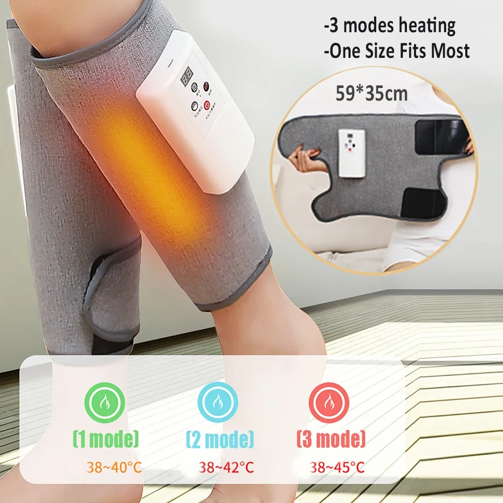 Smart Leg Massager Air Compression Vibration Foot Airbag Pressure Massage Hot Compress Leg Muscles Relax Muscles Relax
Smart Leg Massager Air Compression Vibration Foot Airbag Pressure Massage Hot Compress Leg Muscles Relax Muscles Relax