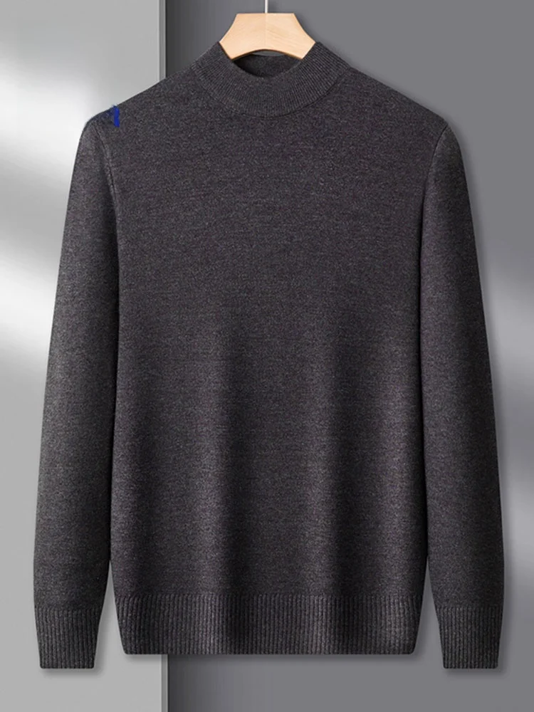 Rn Men's Knitted Sweater Thiened f High Collar Long Sve Pure Color Basic Sle Inner irt Casual Faion
Rn Men's Knitted Sweater Thiened f High Collar Long Sve Pure Color Basic Sle Inner irt Casual Faion