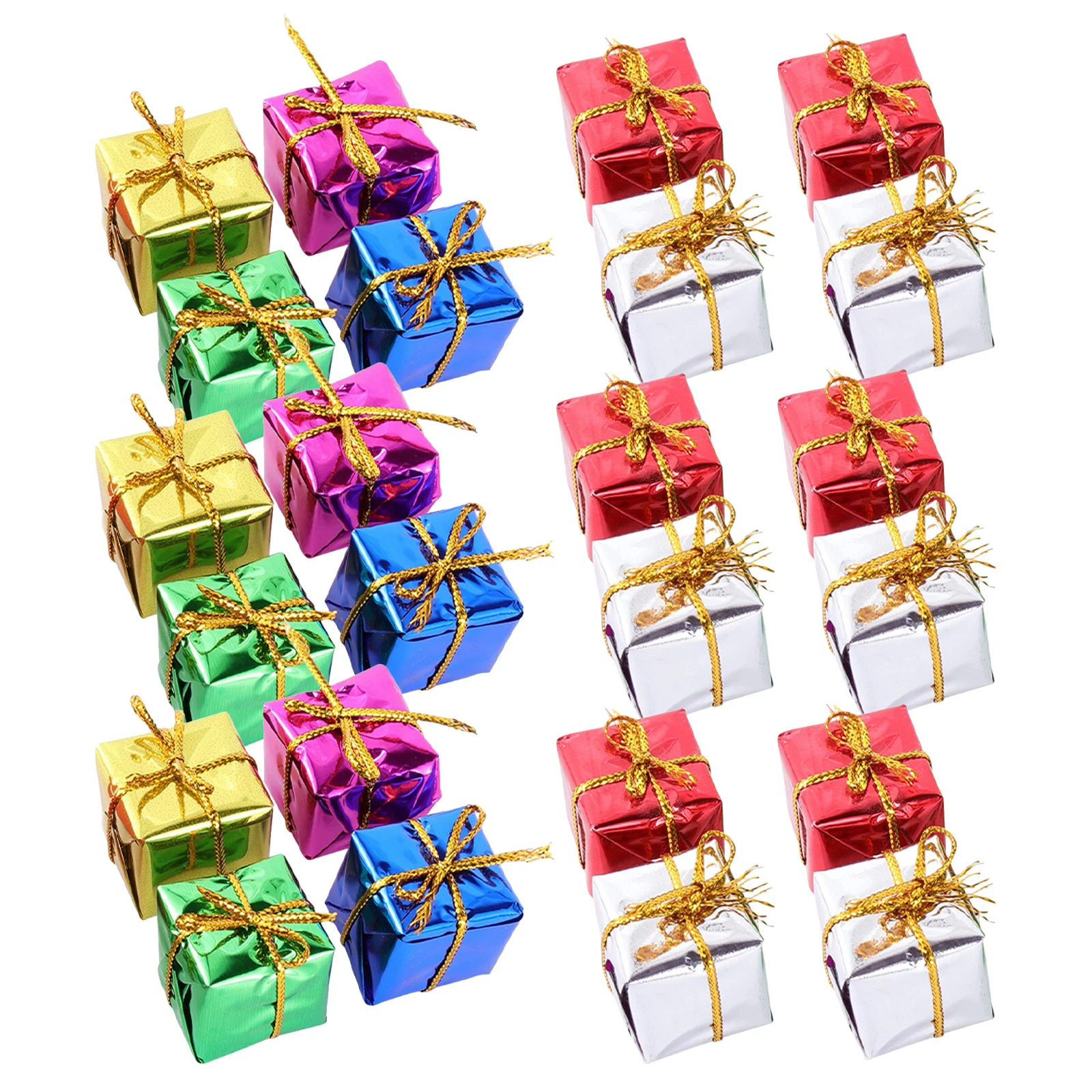 96Pcs Small Gift Boxes for Christmas Tree Holiday Decorations Miniature Ornaments Hanging Pendant Craft Party Favors
96Pcs Small Gift Boxes for Christmas Tree Holiday Decorations Miniature Ornaments Hanging Pendant Craft Party Favors