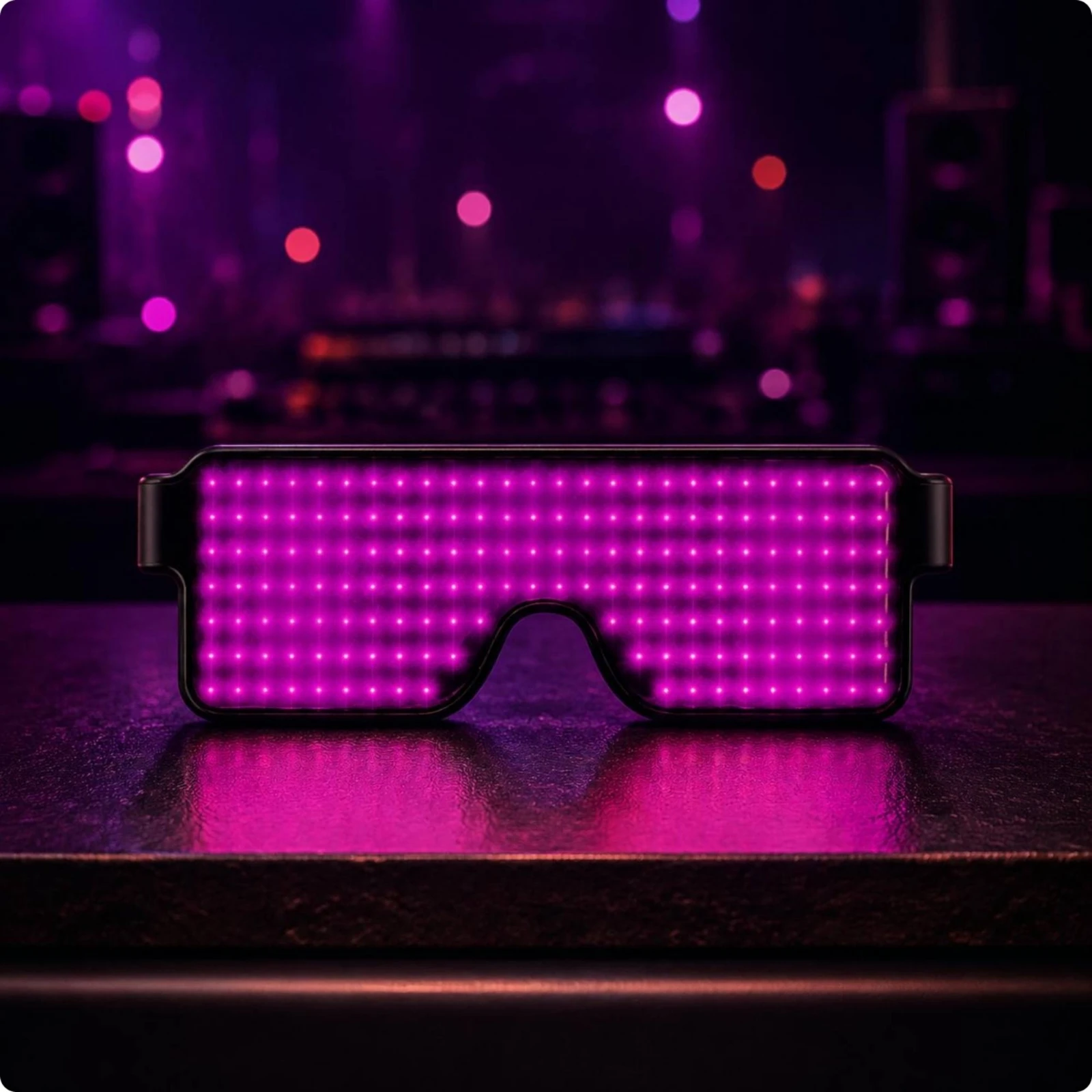 LED Glasses Color Changing Dynamic Display Glasses Flashing Sunglasses Reusable USB Charging for Parties, Concerts
LED Glasses Color Changing Dynamic Display Glasses Flashing Sunglasses Reusable USB Charging for Parties, Concerts