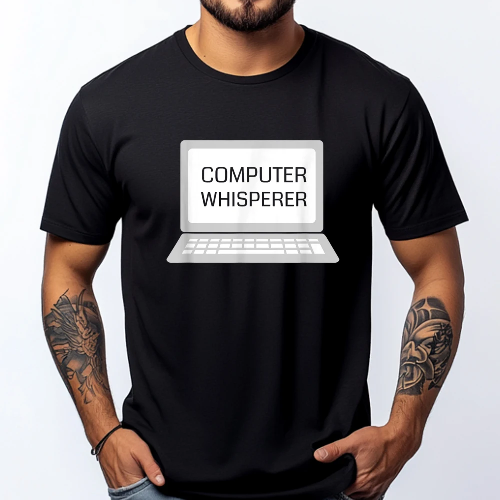 Premium Computer Whisperer Black Graphic Tees High Quality Grpahic Tee T Shirt Homme
Premium Computer Whisperer Black Graphic Tees High Quality Grpahic Tee T Shirt Homme