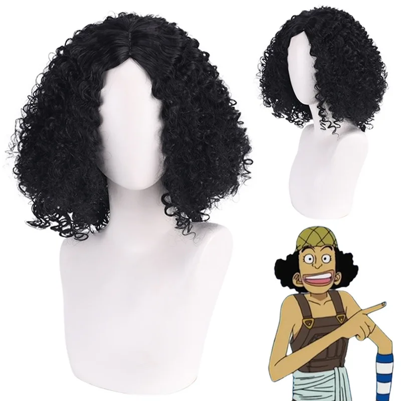 Synthetic Anime Cosplay Wig Mi-ku Pirate Crew Inspired Brown Curly Hair Halloween Party Costume Accessory
Synthetic Anime Cosplay Wig Mi-ku Pirate Crew Inspired Brown Curly Hair Halloween Party Costume Accessory