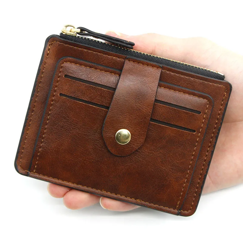 Luxury Small Men's Credit ID Card Holder Wallet Male Slim Leather Wallet with Coin Pocket Brand Designer Purse for Men Women
Luxury Small Men's Credit ID Card Holder Wallet Male Slim Leather Wallet with Coin Pocket Brand Designer Purse for Men Women