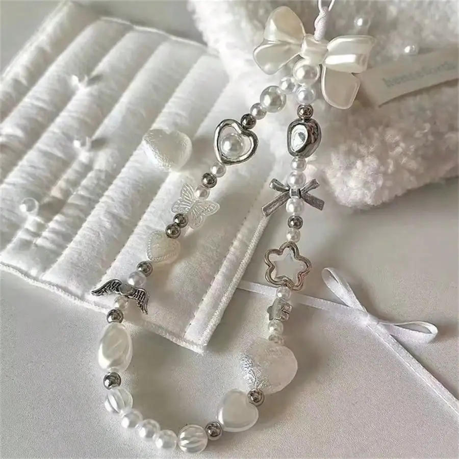 1pc Flower & Bowknot Crystal Beaded Phone Lanyard, Wrist Strap, Suitable For CCD Camera, Keychain, Bag Hanging, Phone Strap
1pc Flower & Bowknot Crystal Beaded Phone Lanyard, Wrist Strap, Suitable For CCD Camera, Keychain, Bag Hanging, Phone Strap