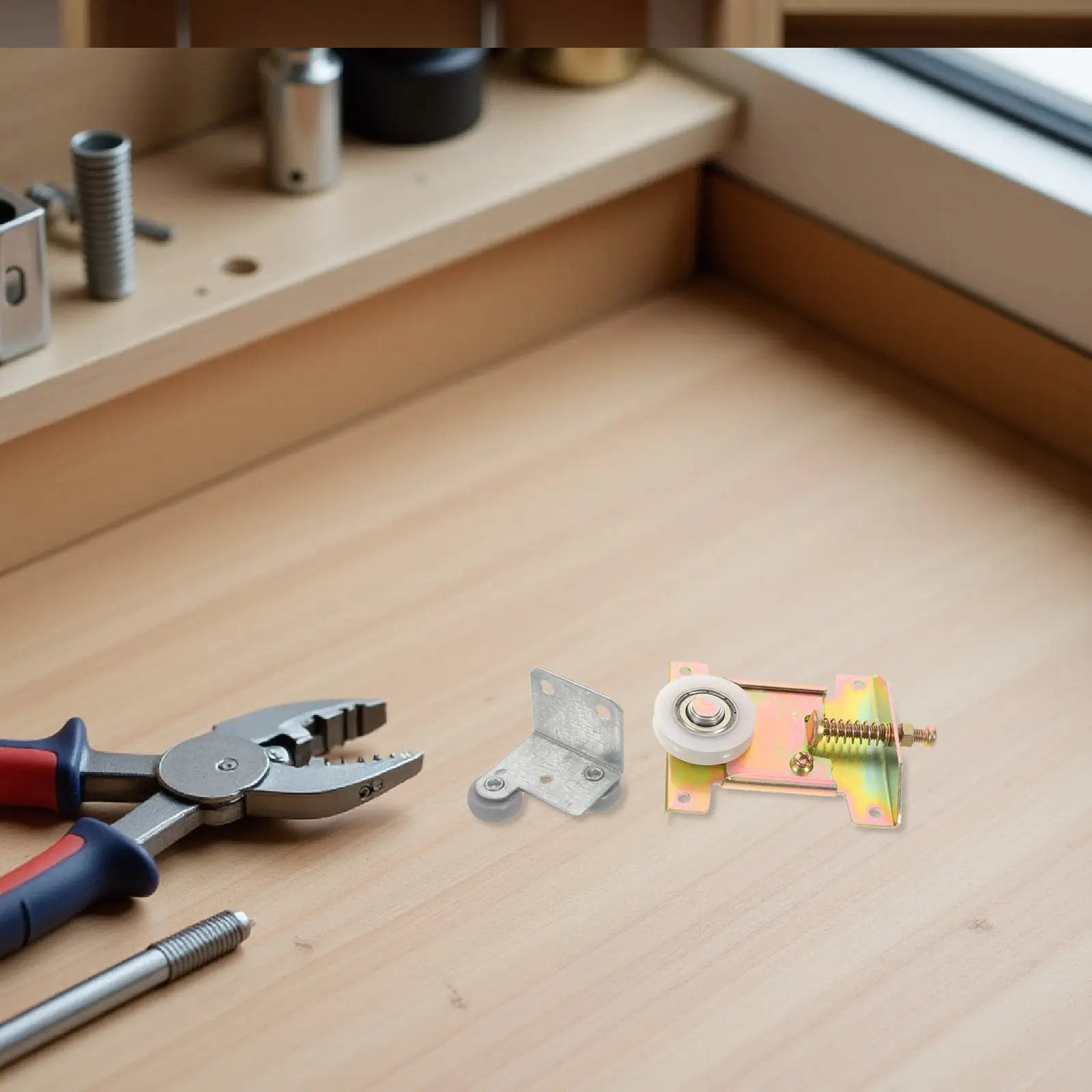 1Set Sliding Closet Door Roller Hardware Smooth Silent Operation Wardrobe Cabinet Door Sliding Roller Replacement Wheels Kit
1Set Sliding Closet Door Roller Hardware Smooth Silent Operation Wardrobe Cabinet Door Sliding Roller Replacement Wheels Kit
