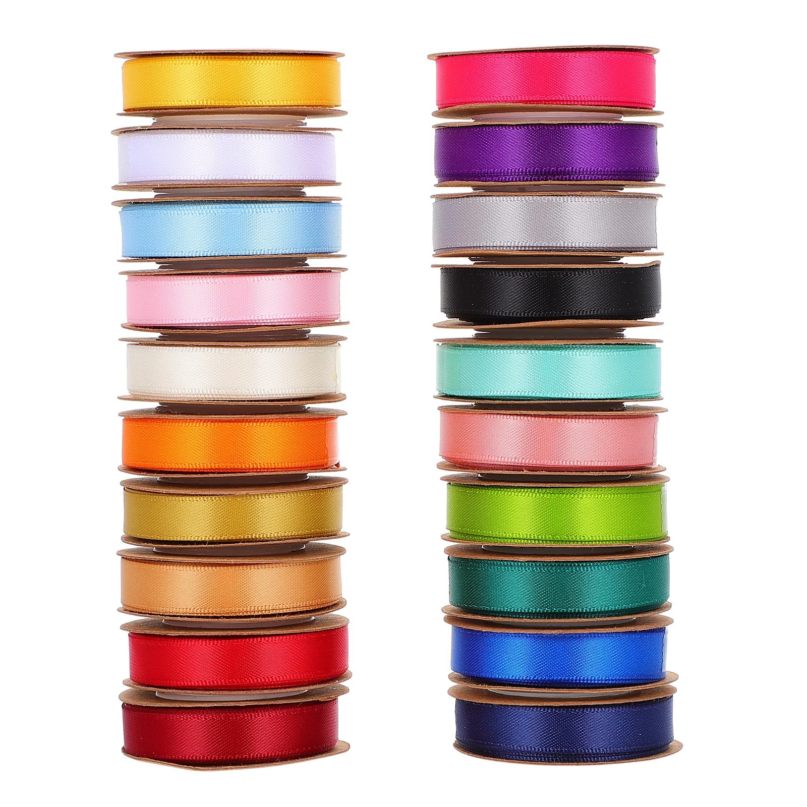 Double Faced Polyester Ribbons 20 Rolls Glossy Decorative Ribbon for Gift Wrapping Christmas DIY Crafts Floral Arrangement
Double Faced Polyester Ribbons 20 Rolls Glossy Decorative Ribbon for Gift Wrapping Christmas DIY Crafts Floral Arrangement
