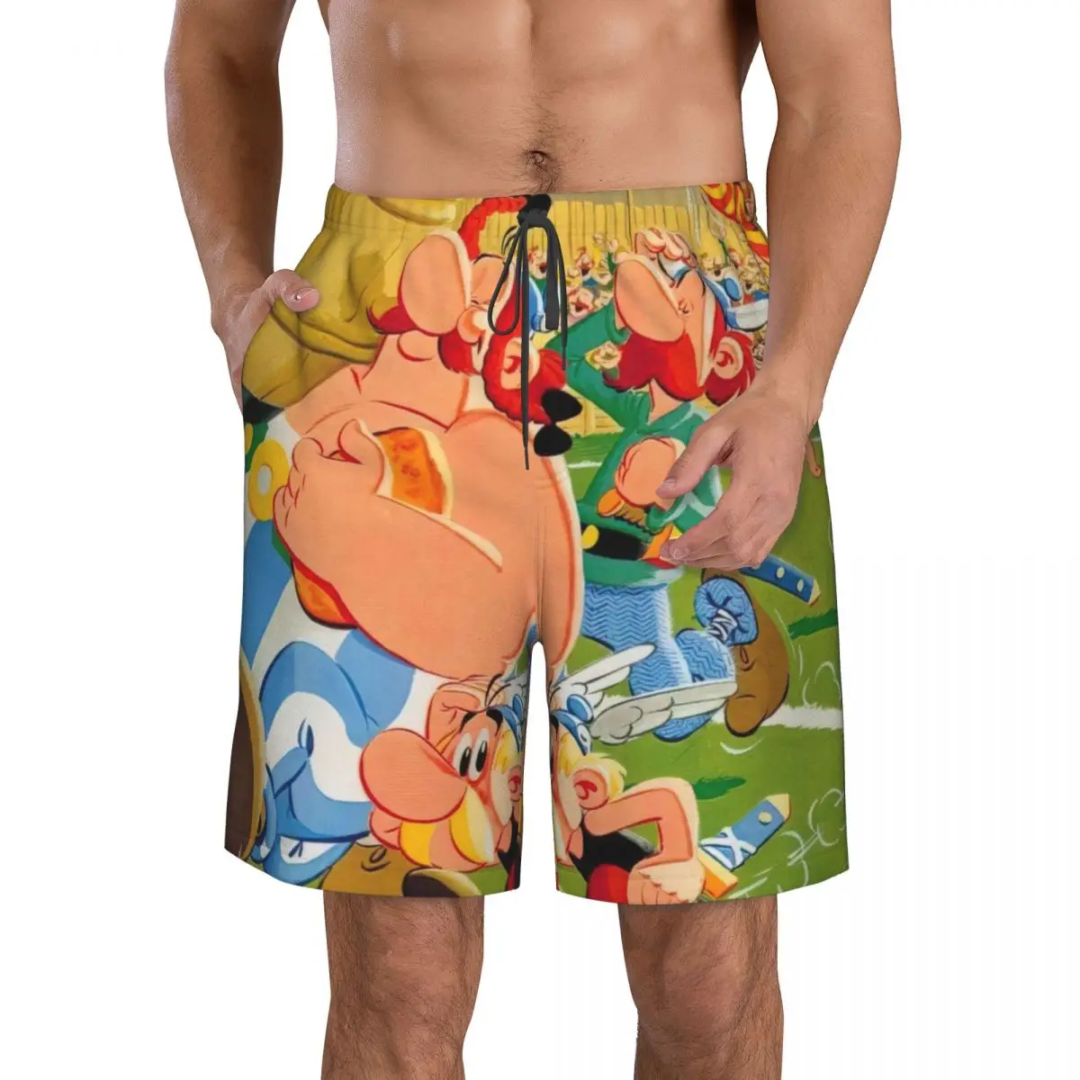 Мужские пляжные шорты Asterix Obelix, Быстросохнущий купальник для фитнеса, забавные уличные 3D шорты
Мужские пляжные шорты Asterix Obelix, Быстросохнущий купальник для фитнеса, забавные уличные 3D шорты