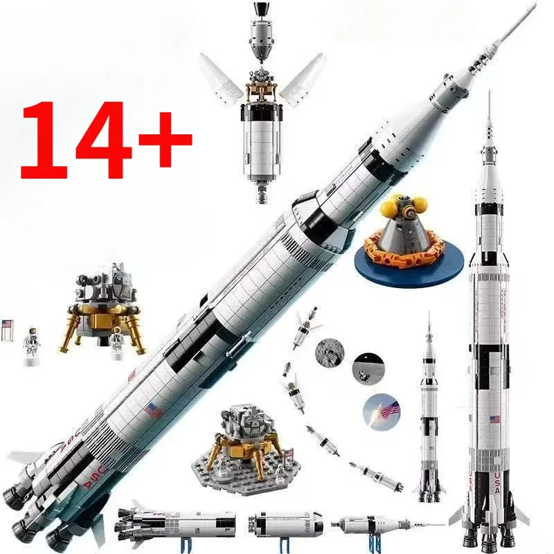 Ideas Saturm V Space Rocket And Vehicles, Spaceship Collectors Mini Building Blocks Set ,Incompatible With Lego Particles
Ideas Saturm V Space Rocket And Vehicles, Spaceship Collectors Mini Building Blocks Set ,Incompatible With Lego Particles