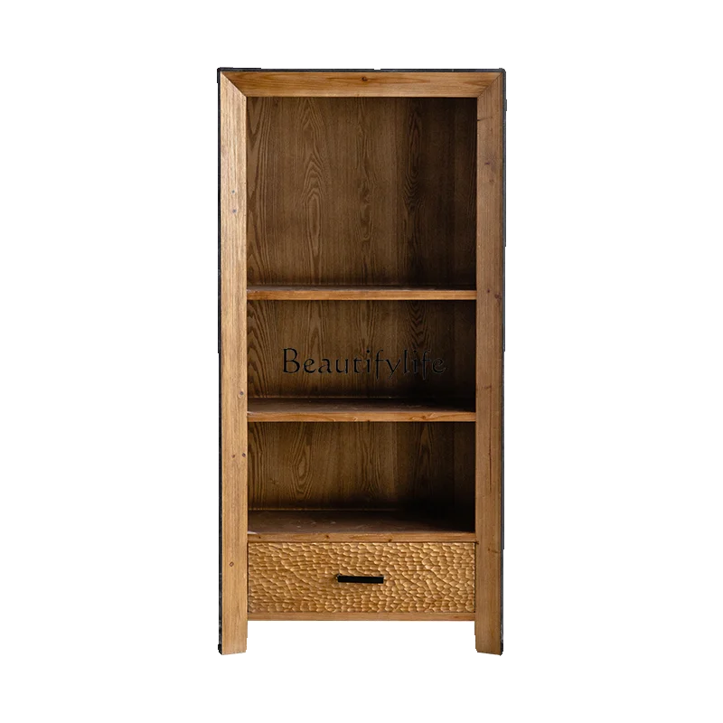 Medieval style retro old living room solid wood against the wall dining side display storage side cabinet
Medieval style retro old living room solid wood against the wall dining side display storage side cabinet