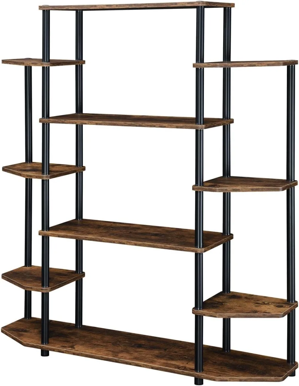Designs2Go No Tools Book Shelf - Contemporary Storage Shelves for Display, 10 Spacious Shelves for Living Room, Office, Barnwood
Designs2Go No Tools Book Shelf - Contemporary Storage Shelves for Display, 10 Spacious Shelves for Living Room, Office, Barnwood
