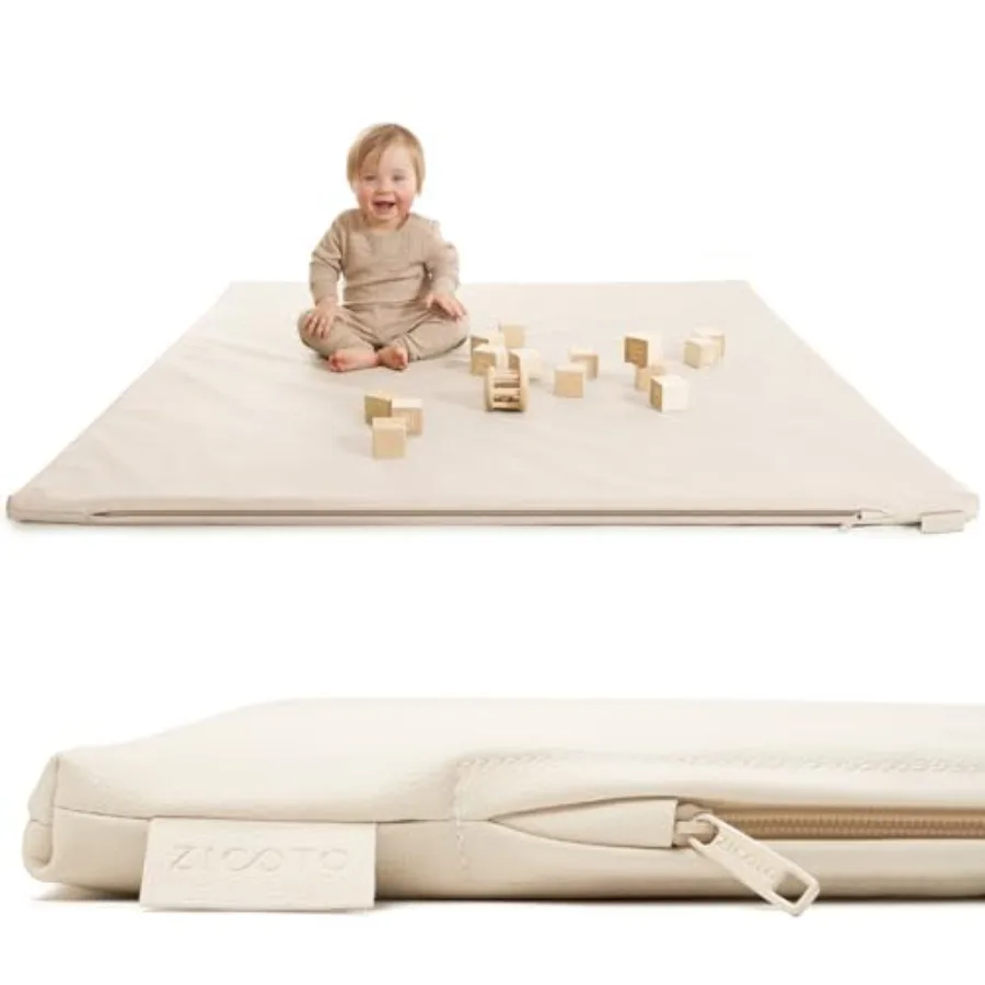 Stylish Padded Baby Play Mat for Your Boy or Girl - Extra Thick and Super Soft Vegan Leather Floor Mat Creates A Safe Play Area
Stylish Padded Baby Play Mat for Your Boy or Girl - Extra Thick and Super Soft Vegan Leather Floor Mat Creates A Safe Play Area