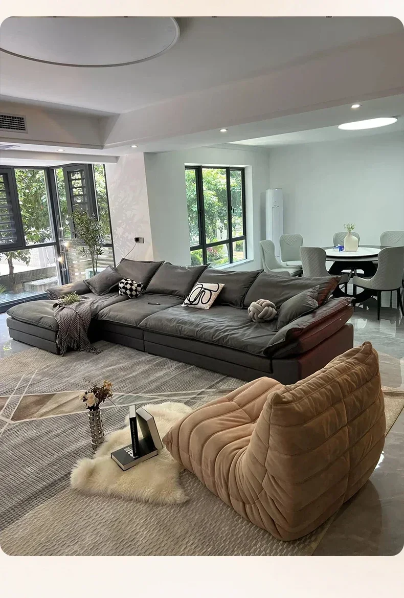 TTSofa Italian Cream Wind Modular Combination Large Flat Floor Living Room Chenier Fabric Sofa
TTSofa Italian Cream Wind Modular Combination Large Flat Floor Living Room Chenier Fabric Sofa