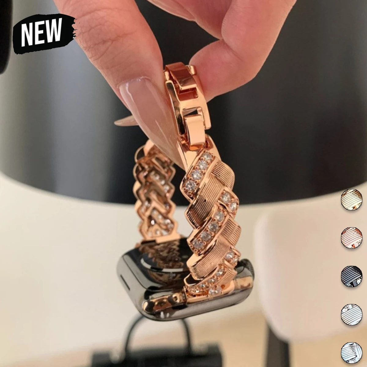 Nice Bling Ear of Wheat Bracelet Link for Apple Watch Bands Series S11 10 8 7 6 3 4 5 9 40mm 41mm 38mm 42mm 44mm 45mm 46mm Strap
Nice Bling Ear of Wheat Bracelet Link for Apple Watch Bands Series S11 10 8 7 6 3 4 5 9 40mm 41mm 38mm 42mm 44mm 45mm 46mm Strap