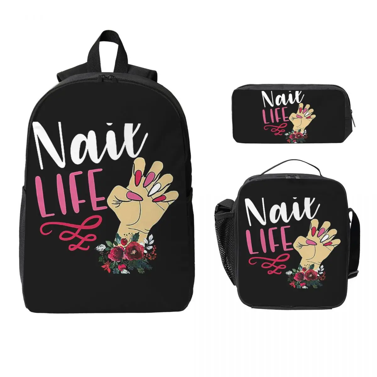 Nail Tech Technician Salon Gel Nails Manicure Cosmetology Cosmetologist Backpack BookBag 3ps Insulated Lunch Bag Pencil Case
Nail Tech Technician Salon Gel Nails Manicure Cosmetology Cosmetologist Backpack BookBag 3ps Insulated Lunch Bag Pencil Case