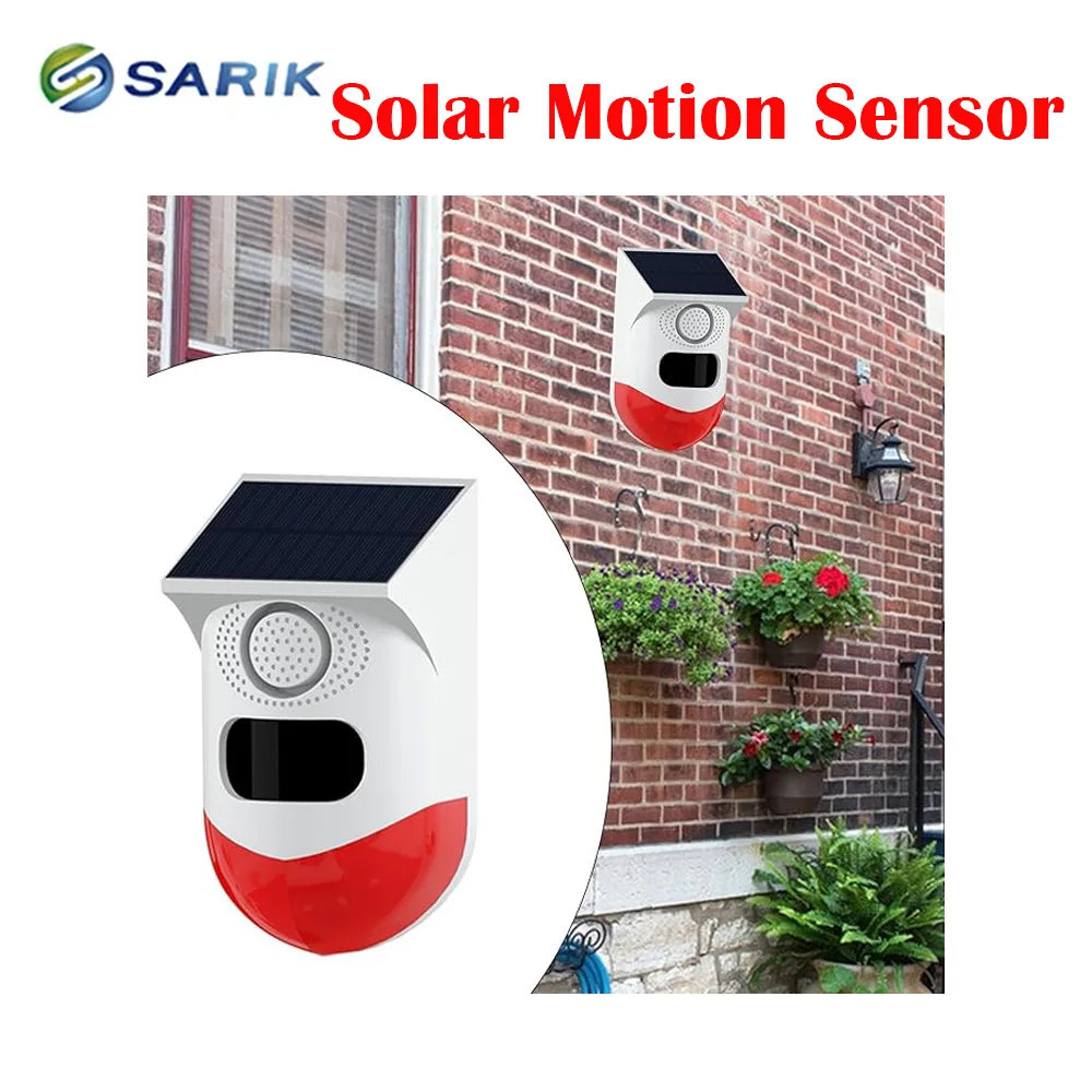 Tuya WIFI Smart Solar Strobe Light WiFi Solar Alarm Light Motion Detector 120dB Sound Security Siren Waterproof
Tuya WIFI Smart Solar Strobe Light WiFi Solar Alarm Light Motion Detector 120dB Sound Security Siren Waterproof
