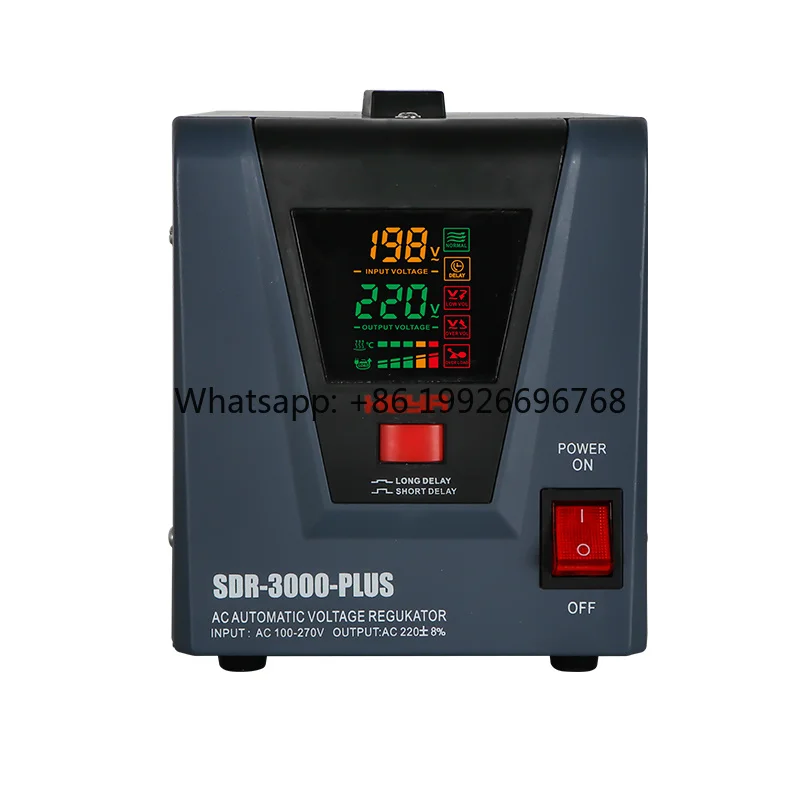 3000VA 100-270V Input Power Automatic Voltage Regulators Stabilizers 220V AVR 3000VA
3000VA 100-270V Input Power Automatic Voltage Regulators Stabilizers 220V AVR 3000VA