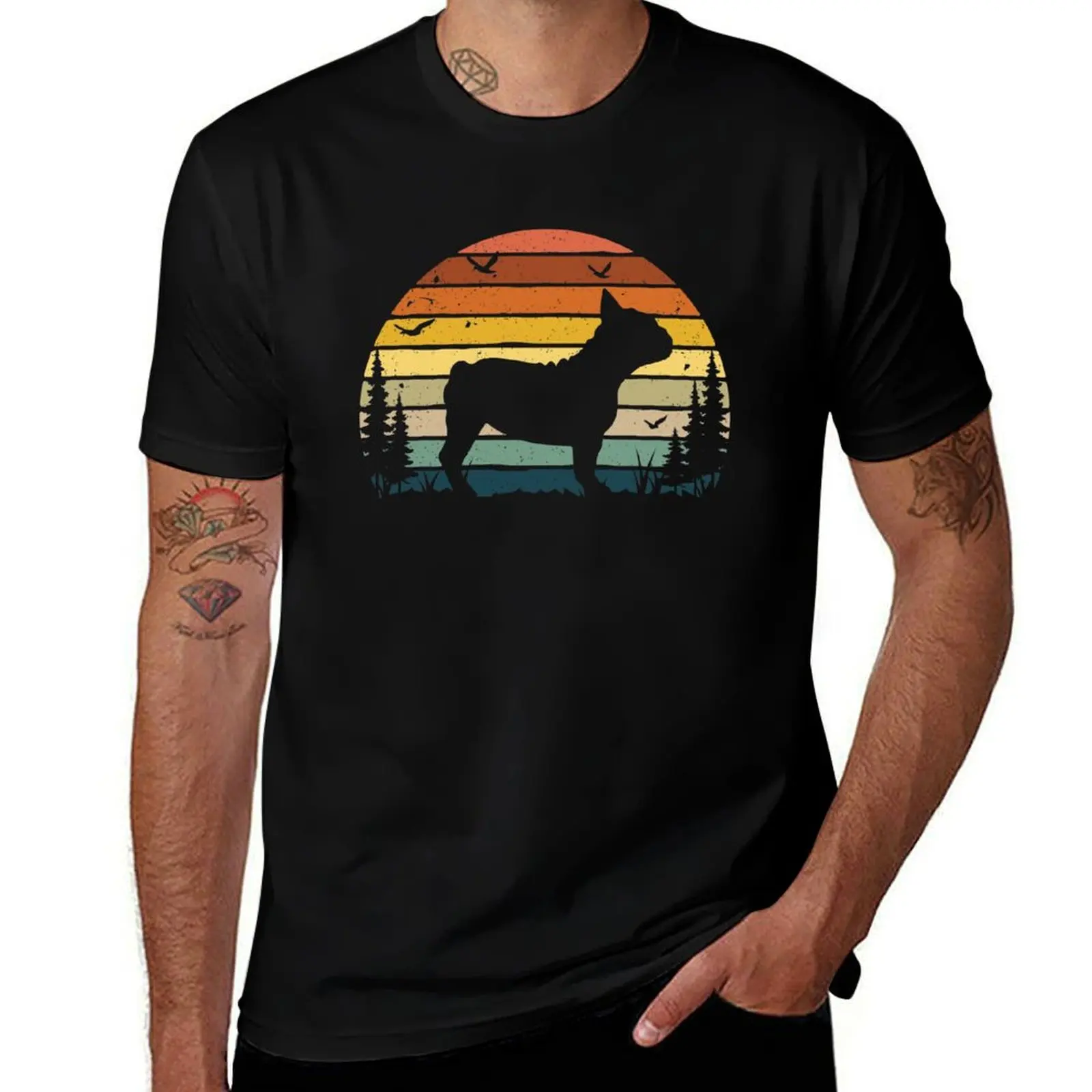 French Bulldog Dog Retro Vintage T-Shirt customs design your own T-shirts man oversized t shirt men
French Bulldog Dog Retro Vintage T-Shirt customs design your own T-shirts man oversized t shirt men