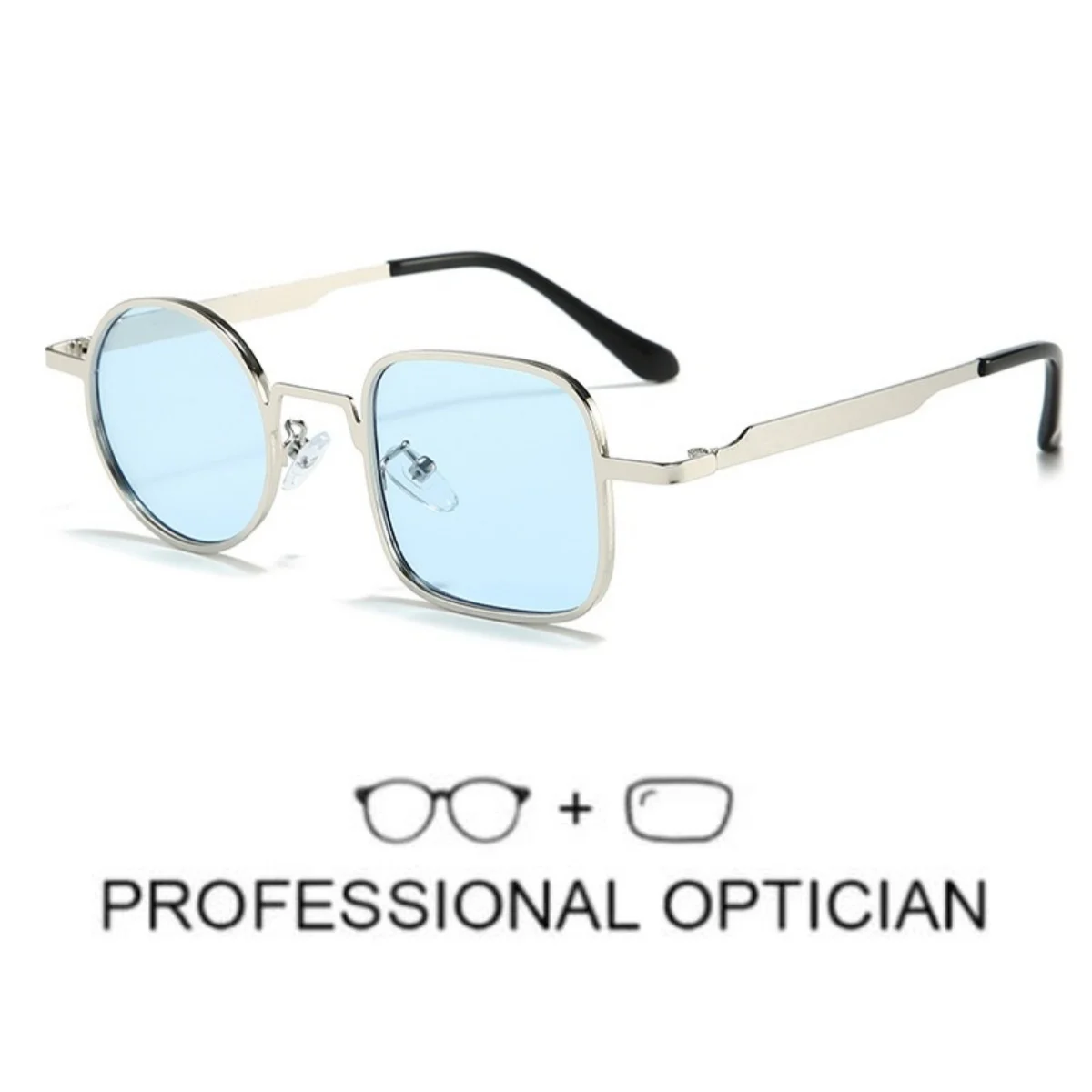 Retro Punk Square Round Sunglasses Men Metal Blue Myopia Lens Prescription Sun Glasses Women
Retro Punk Square Round Sunglasses Men Metal Blue Myopia Lens Prescription Sun Glasses Women