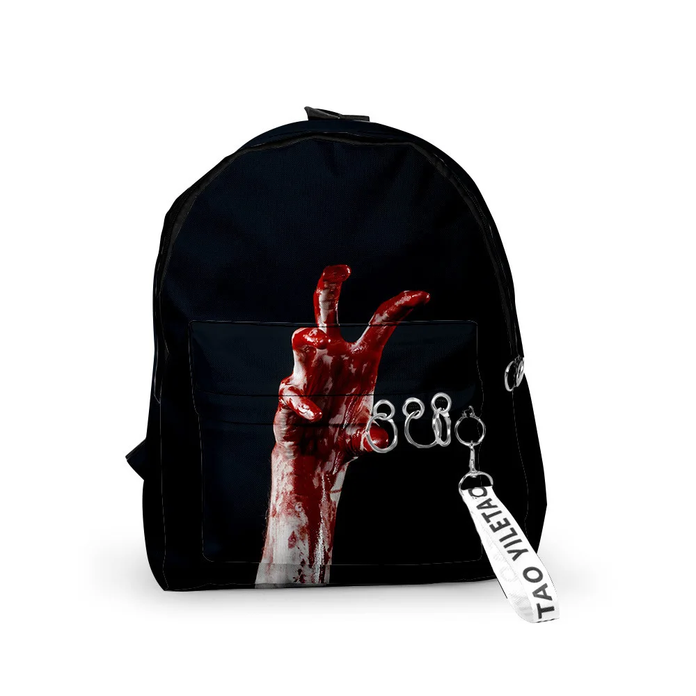 Hip Hop Youthful Happy Halloween School Bag Notebook Backpacks Boys/Girls 3D Print Oxford Waterproof Key Chain Small Travel Bags
Hip Hop Youthful Happy Halloween School Bag Notebook Backpacks Boys/Girls 3D Print Oxford Waterproof Key Chain Small Travel Bags