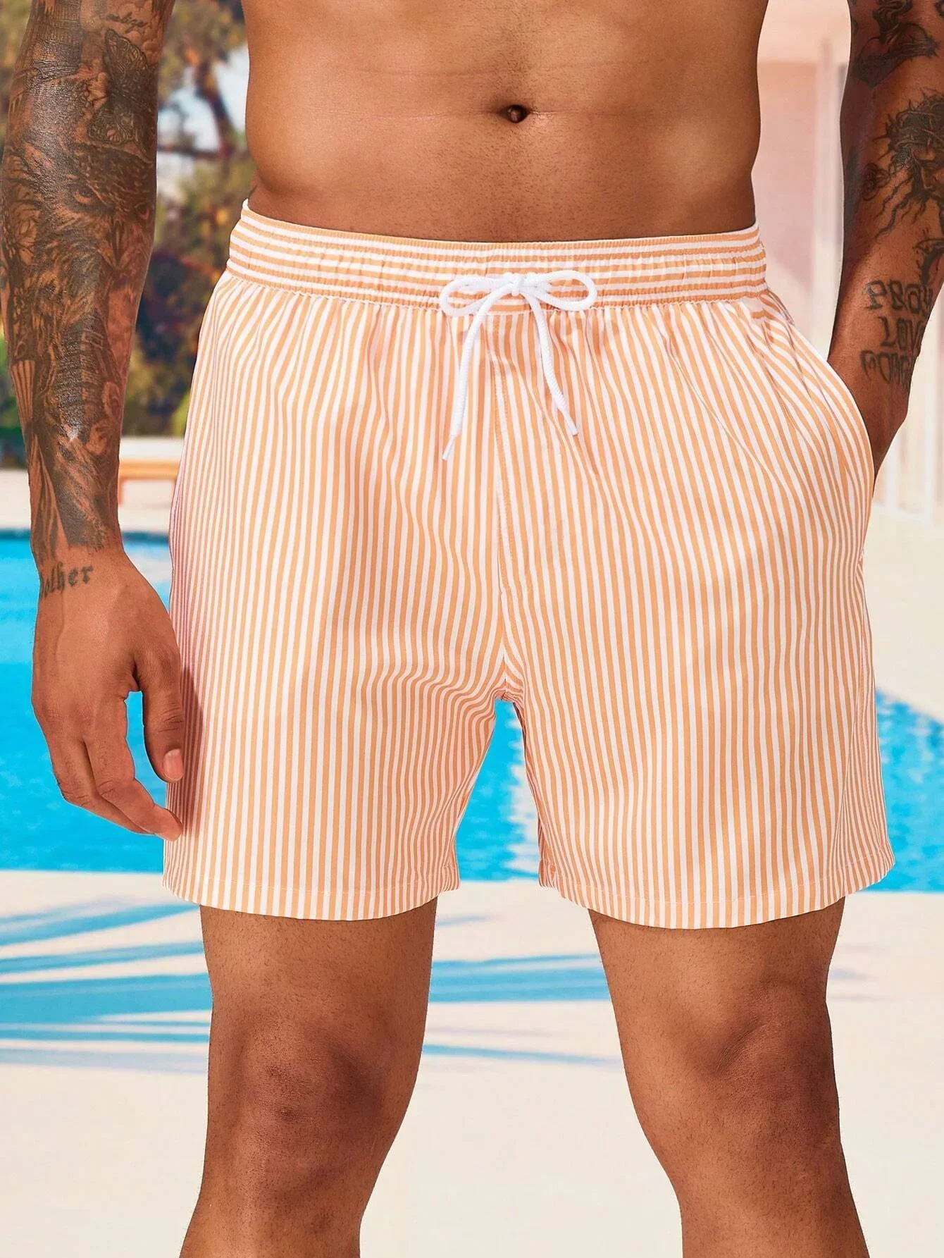 Men's Swimsuit Fitness Trunks Summer Beach Surfing Board Shorts Quick Dry Bathing Suit Breathable Drawstring With Pockets Shorts
Men's Swimsuit Fitness Trunks Summer Beach Surfing Board Shorts Quick Dry Bathing Suit Breathable Drawstring With Pockets Shorts