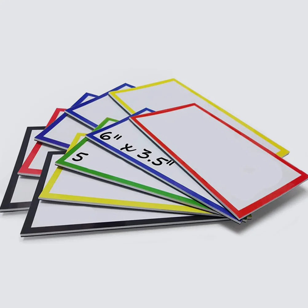 16 Pcs Magnetic Name Tags 8x4cm PET Material Erasable Labels Multi Color Dry Erase Stickers Fridge File Metal Shelves Marks
16 Pcs Magnetic Name Tags 8x4cm PET Material Erasable Labels Multi Color Dry Erase Stickers Fridge File Metal Shelves Marks
