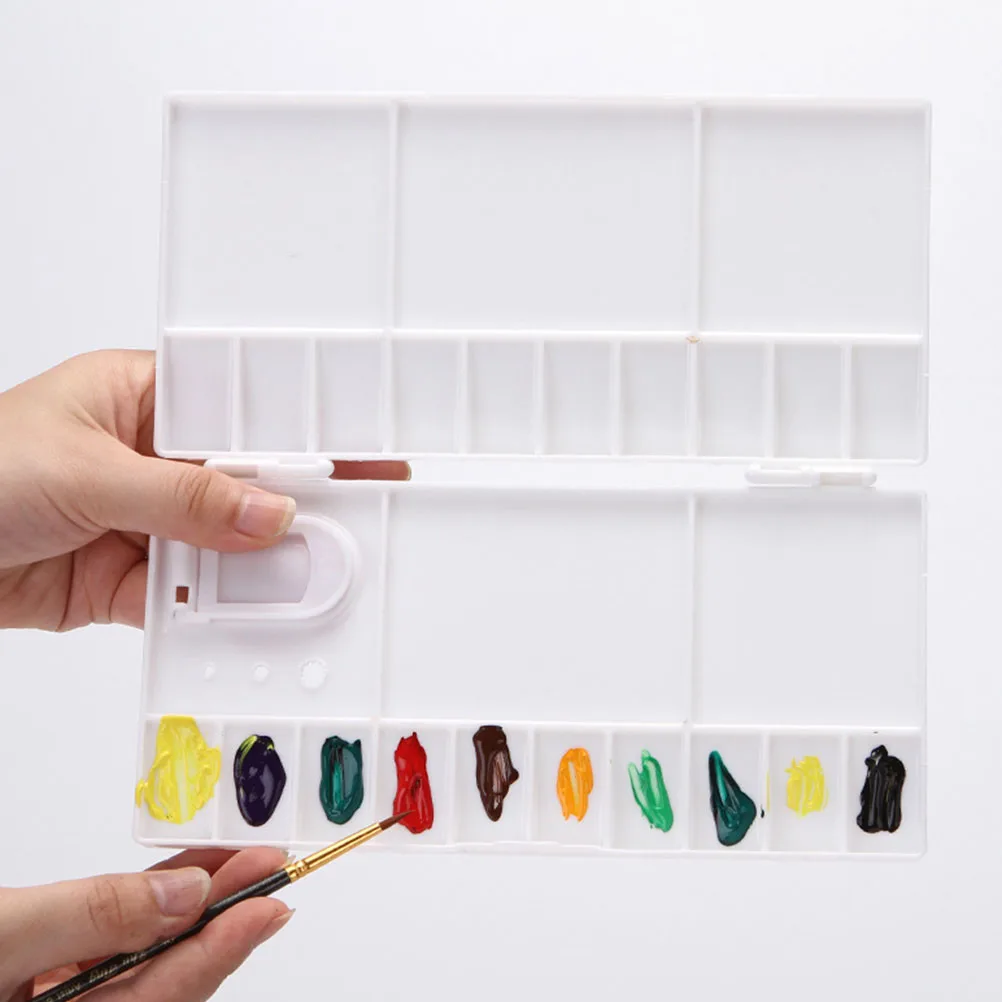 3pcs White Plastic Watercolor Paint Box Durable Easy Clean Artist Student Travel Palette Trays Color Fixing Empty Holder Art
3pcs White Plastic Watercolor Paint Box Durable Easy Clean Artist Student Travel Palette Trays Color Fixing Empty Holder Art