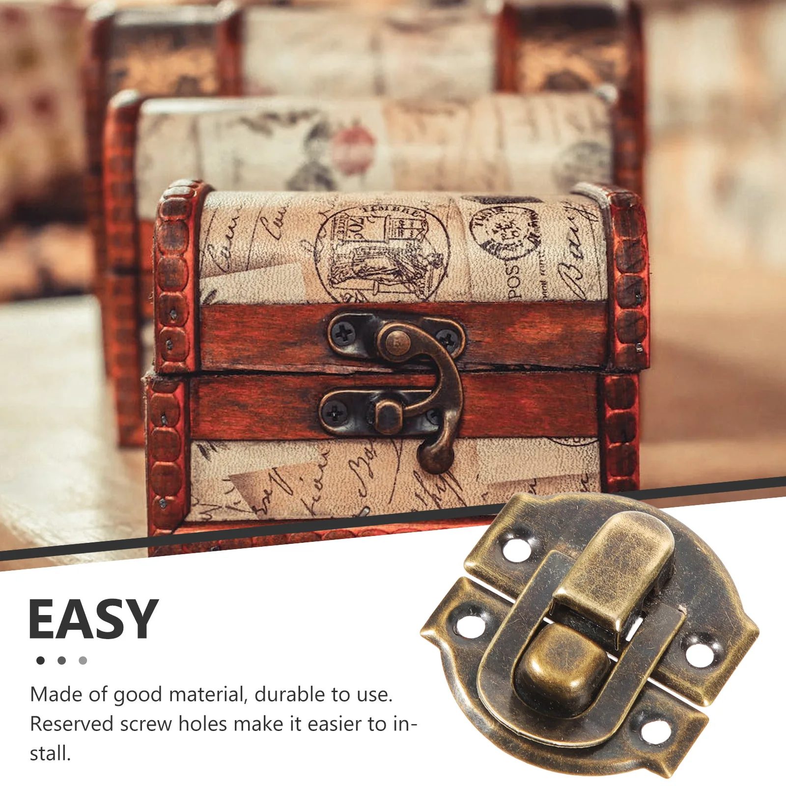 10pcs Hook Locks Alloy Latch For Wooden Box Chests Jewelry Toolbox Cabinet Door Fastener Vintage Gift Wine Box Hardware
10pcs Hook Locks Alloy Latch For Wooden Box Chests Jewelry Toolbox Cabinet Door Fastener Vintage Gift Wine Box Hardware