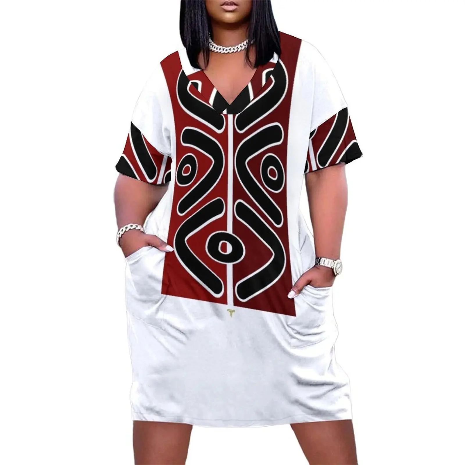 Bogolan pattern Loose Pocket Dress long dress women festival outfit women loose women's dress women
Bogolan pattern Loose Pocket Dress long dress women festival outfit women loose women's dress women