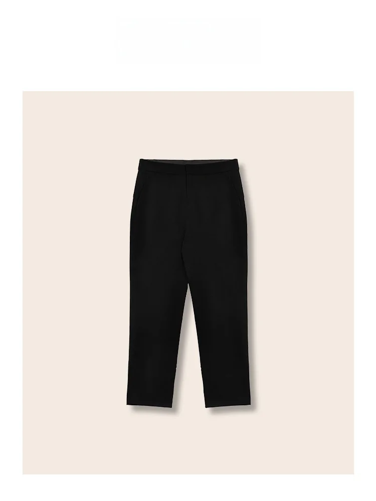 ZINCCA Milan Travel Woolen Suit Pants Side Slit Cigarette Pants Casual Straight Leg Natural Waist Zipper Closure Ladies Trousers
ZINCCA Milan Travel Woolen Suit Pants Side Slit Cigarette Pants Casual Straight Leg Natural Waist Zipper Closure Ladies Trousers
