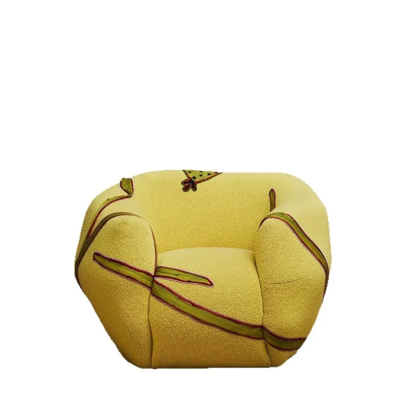 Art sofa Internet celebrity designer art sofa Balcony leisure chair Single sofa Hotel reception chair
Art sofa Internet celebrity designer art sofa Balcony leisure chair Single sofa Hotel reception chair