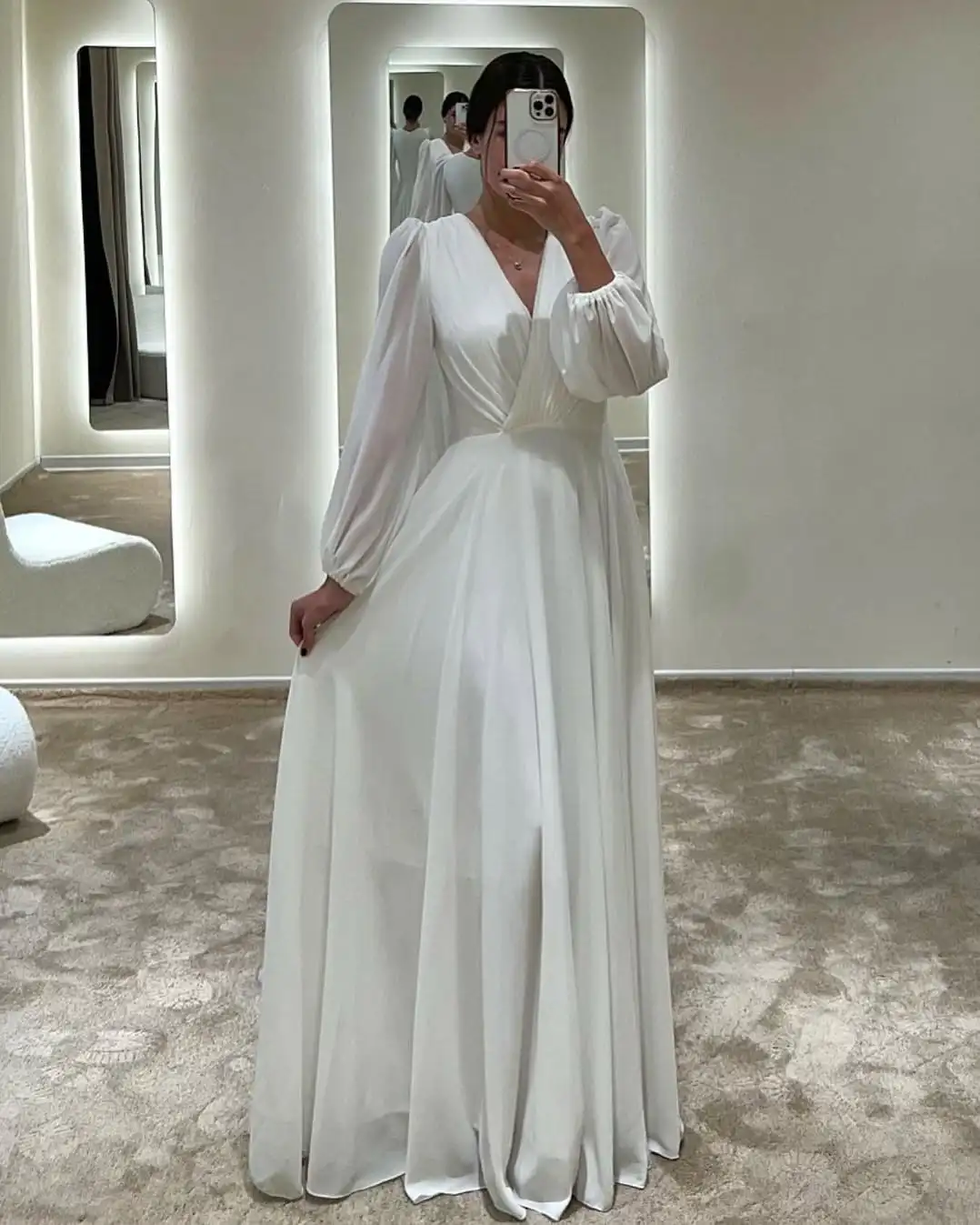 Customized High Quality Jersey Straight Evening Dresses V-Neck Long Sleeves Panel Train Special Occasion Gowns Tempera
Customized High Quality Jersey Straight Evening Dresses V-Neck Long Sleeves Panel Train Special Occasion Gowns Tempera
