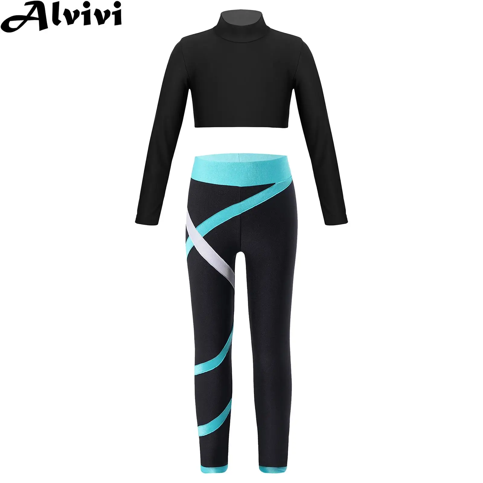 Kids Girls Casual Sports Sets Long Sleeves Crop Top with Leggings Dance Skating Gymnastics Fitness Workout Sportswear Activewear
Kids Girls Casual Sports Sets Long Sleeves Crop Top with Leggings Dance Skating Gymnastics Fitness Workout Sportswear Activewear