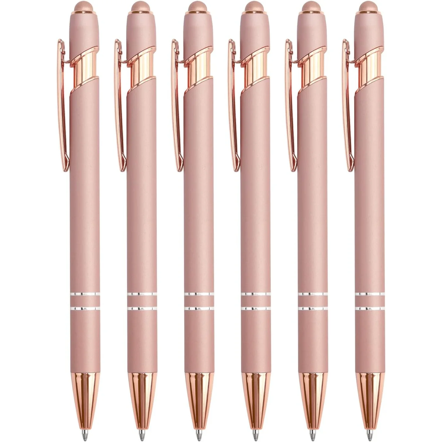 8 Pack Black Ballpoint Pen 2--1 Stylus Retractable Ballpoint Pen with Stylus tip, Metal Stylus Pen for Screens, 1.0 mm Black In
8 Pack Black Ballpoint Pen 2--1 Stylus Retractable Ballpoint Pen with Stylus tip, Metal Stylus Pen for Screens, 1.0 mm Black In